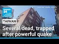 Several dead, trapped after Taiwan