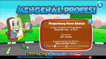#Tutorial9 - Membuat Game Edukasi di Powerpoint (Membuat Interaktif Slide Credit & Petunjuk Game)