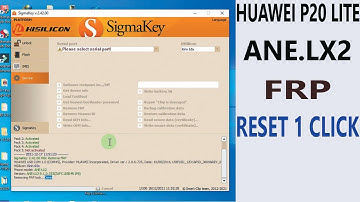 Huawei P20 Lite | NOVA 3e (ANE-LX2) FRP Remove with sigmakey