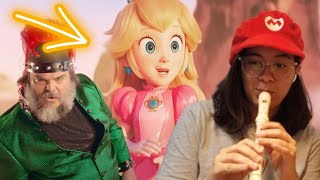 Jack Black - Peaches, Super Mario Bros Movie (TEMA NA FLAUTADOCE) - #MultiRaquelDias