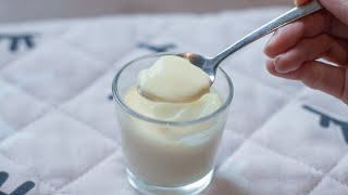 【简易食谱】5分钟特浓牛奶布丁 5 mins super creamy milk pudding 4种材料，无需烤箱