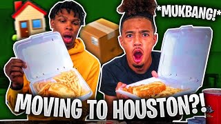 I THINK I’M MOVING BACK TO HOUSTON!!! (JQCG MANSION?!) **MUKBANG**