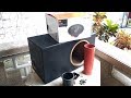 DIY How to Coarse Texture Paint Subwoofer