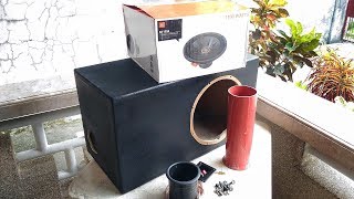DIY How to Coarse Texture Paint Subwoofer