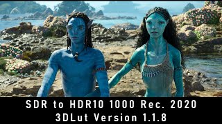 SDR BT.709 2.4 to HDR10 1000 nits Rec. 2020 3DLut Ver. 1.1.8 - Comparison/DEMO | TEKNO3D Products