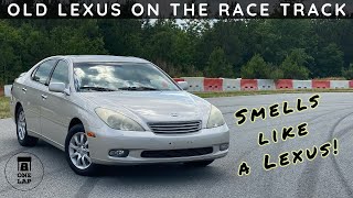 One Lap in the Lexus ES330 on The Race Track!