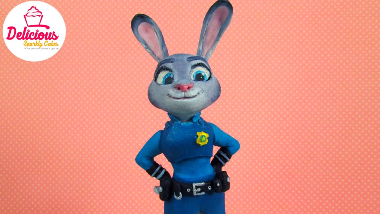 Judy Hopps Zootopia cake topper