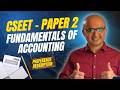 CSEET | June 2026 | Fundamentals of Accounting | Preference Redemption | Class 42