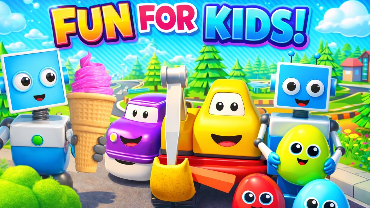 Lulu & Baby Cars Easter Egg Surprise and Ice-cream! 🐣🚗 | Fun Nursery Rhymes for Toddlers