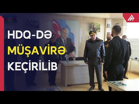 Baş Qərargah rəisi Hərbi Dəniz Qüvvələrinə göstərişlər verdi