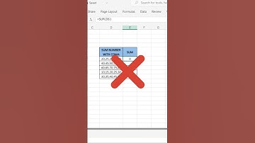Excel Trick to Sum Values separated with commas | excel | #shorts #excel #trending