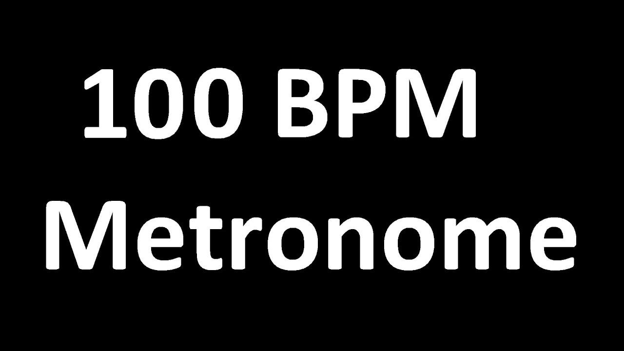 Delgado Asia Motivación 100 BPM METRONOME with 30 Minutes Count Up Timer - YouTube