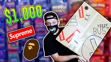 Unboxing a $1000 Hypebeast Mystery Box!!