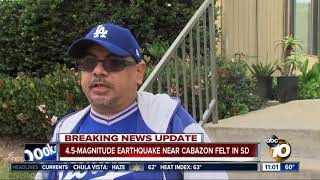 4.5 magnitude quake shakes SoCal