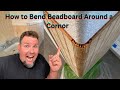 How to Bend Beadboard Around a Corner
