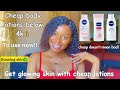 The best affordable💰body lotions for a glowing radiant skin | cheap body lotions for glowing skin