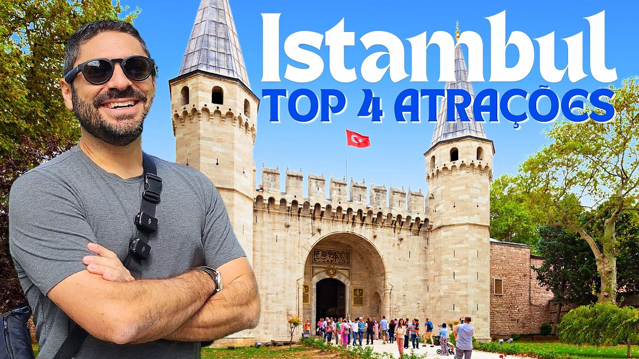 OS 4 MONUMENTOS MAIS ESPETACULARES DE ISTAMBUL! Atrações com Preços, Mesquitas, Palácio na Turquia