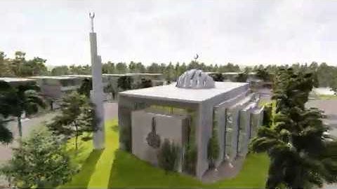 3D Animation | Modern Mosque Design | Gulraiz Architects