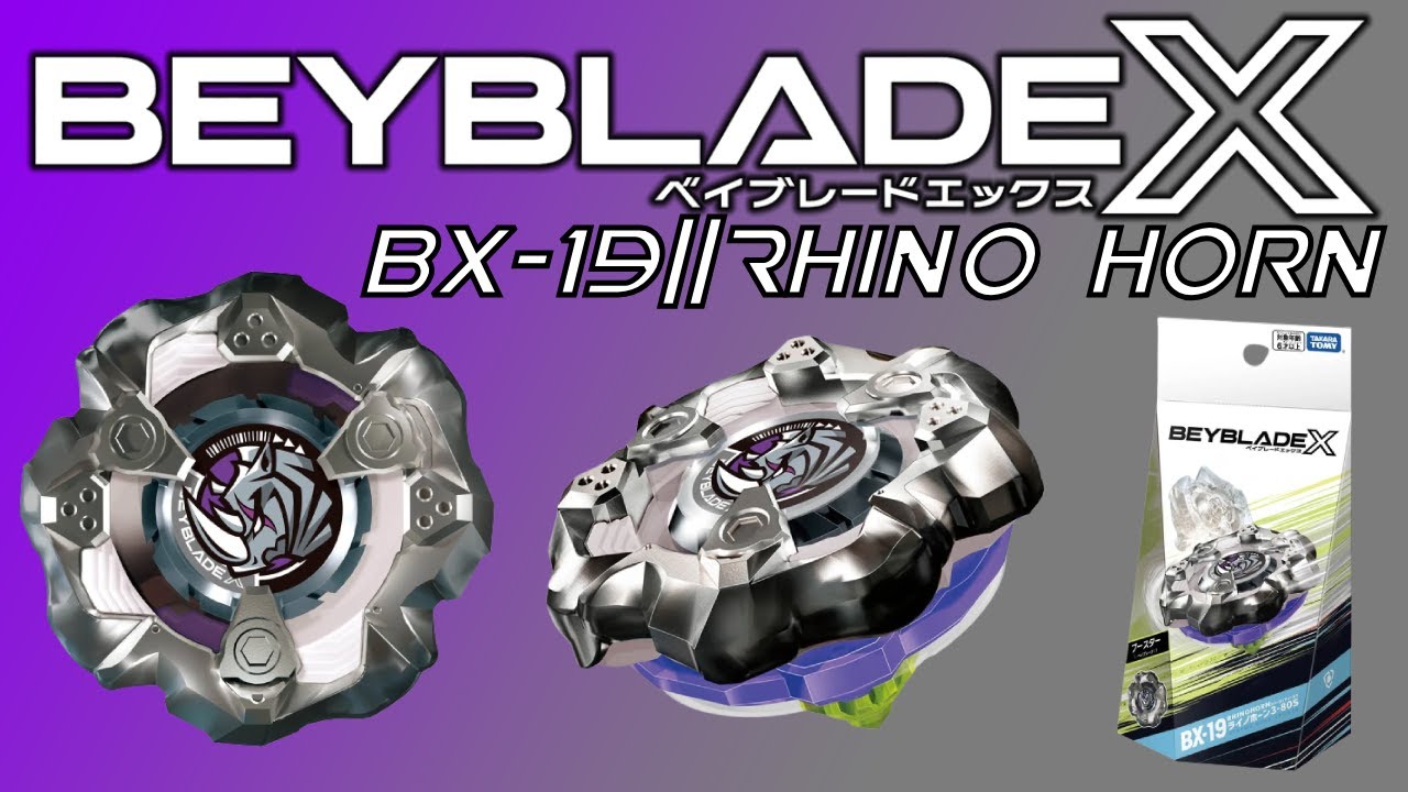 BEYBLADE X BX-19 November BOOSTER RhinoHorn