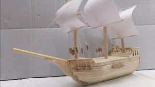 Learning how to build a wooden sailing ship