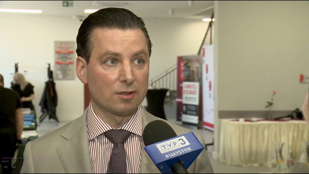Hubert Falkowski - wywiad dla TVP 3 Białystok - Transgraniczny Kongres Gospodarczy Sejny 2025