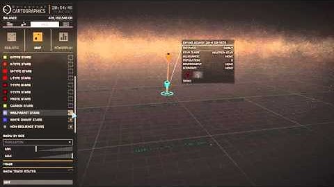 Elite: Dangerous - Star density