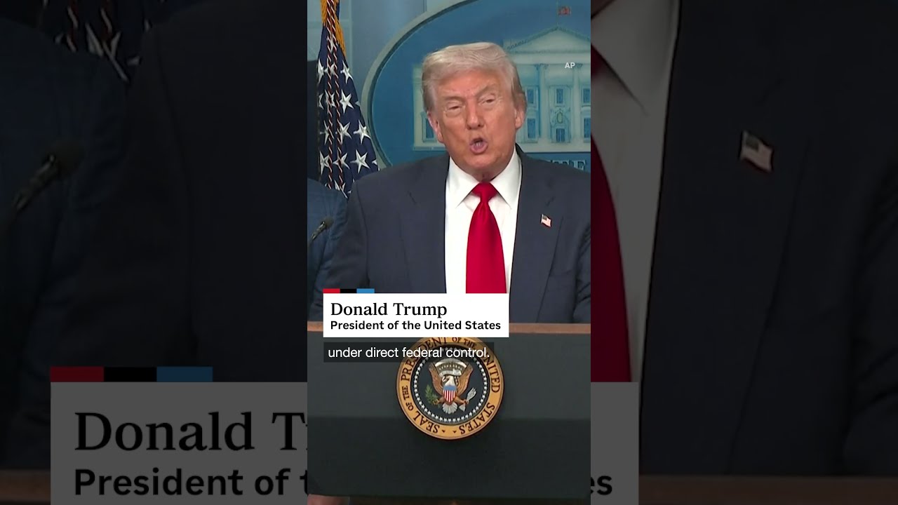 Trump Orders National Guard To D C Takeover Of City S Police