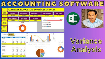COMPLETE ACCOUNTING SOFTWARE IN EXCEL VARIANCE ANALYSIS LEARNING CENTER