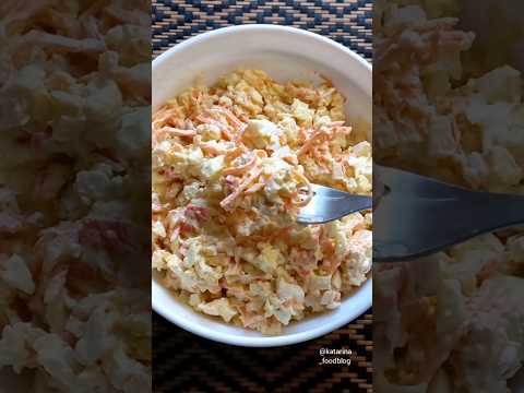 Салат 'Минутка'. Обожаю салаты с крабовыми палочками