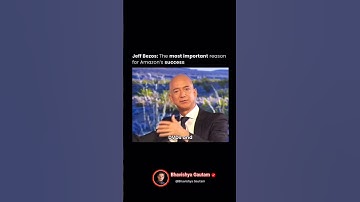 Jeff Bezos: The Reason For Amazon