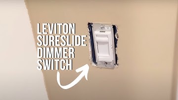 How to Program A Leviton SureSlide Dimmer Switch