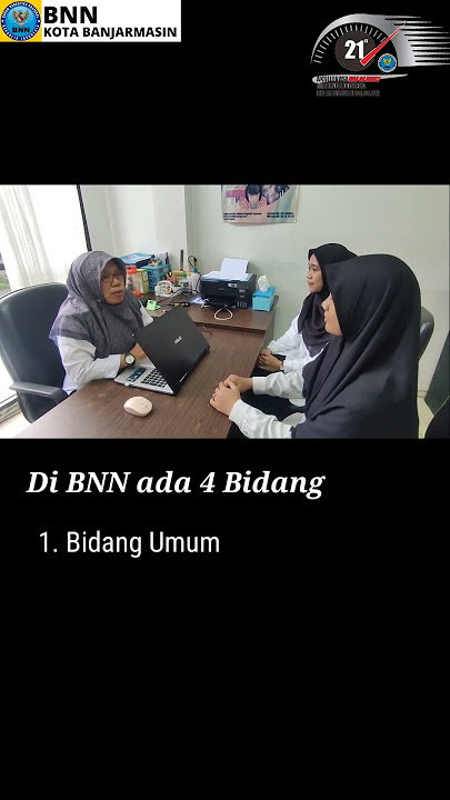 Bidang apa aja yang ada di BNN