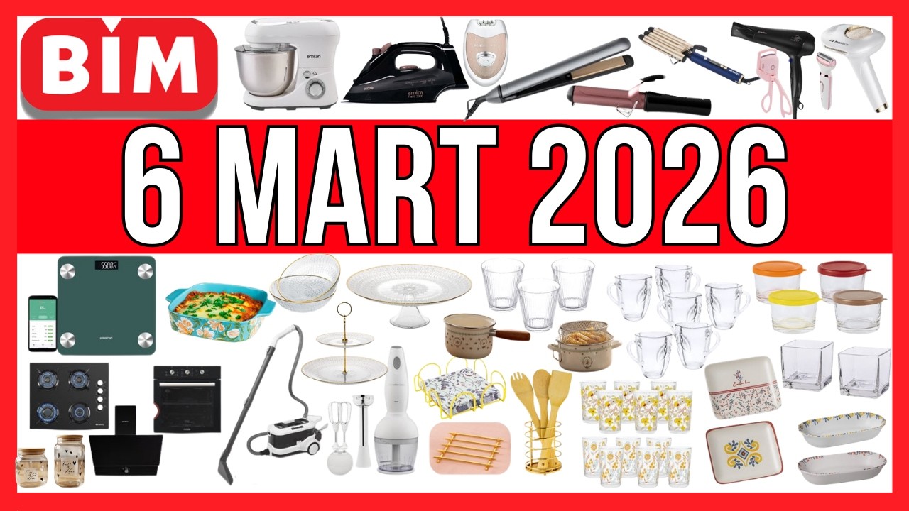 YARIN BİM'E NELER GELİYOR ? ALMADAN ÖNCE İZLE 📣🛒 6 MART BİM AKTÜEL KATALOĞU
