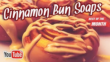 CINNAMON BUN SOAPS | how to make cake soap