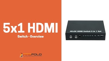Best 4K HDMI Switch 5x1 with 3D, UHD-HDR Support - FireFold