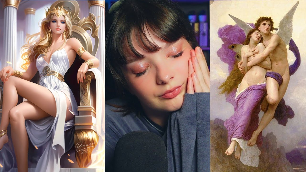 🏛[ASMR] EL DIOS DEL AMOR SE ENAMORÓ (mitologia griega, lectura)🏛