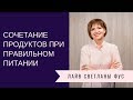 Сочетание продуктов при правильном питании | Рекомендации диетолога Светланы Фус