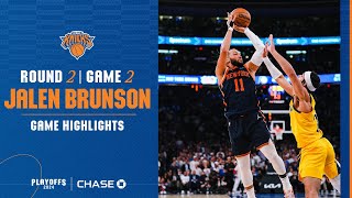 Jalen Brunson leads Knicks to Game 2 victory with 29 points vs Indiana Pacers! | 2024 NBA Playoffs screenshot 4