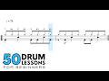 Lesson 22: Off-Beat Bass Variations for Eighth-Note Time | 50 Drum Lessons For Beginners