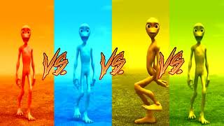 Alien dance VS Funny alien VS Dame tu cosita VS Funny alien dance VS Green alien dance VS Dance song