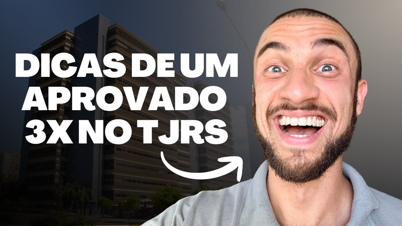 Concurso TJRS: dicas que APROVAM ✅