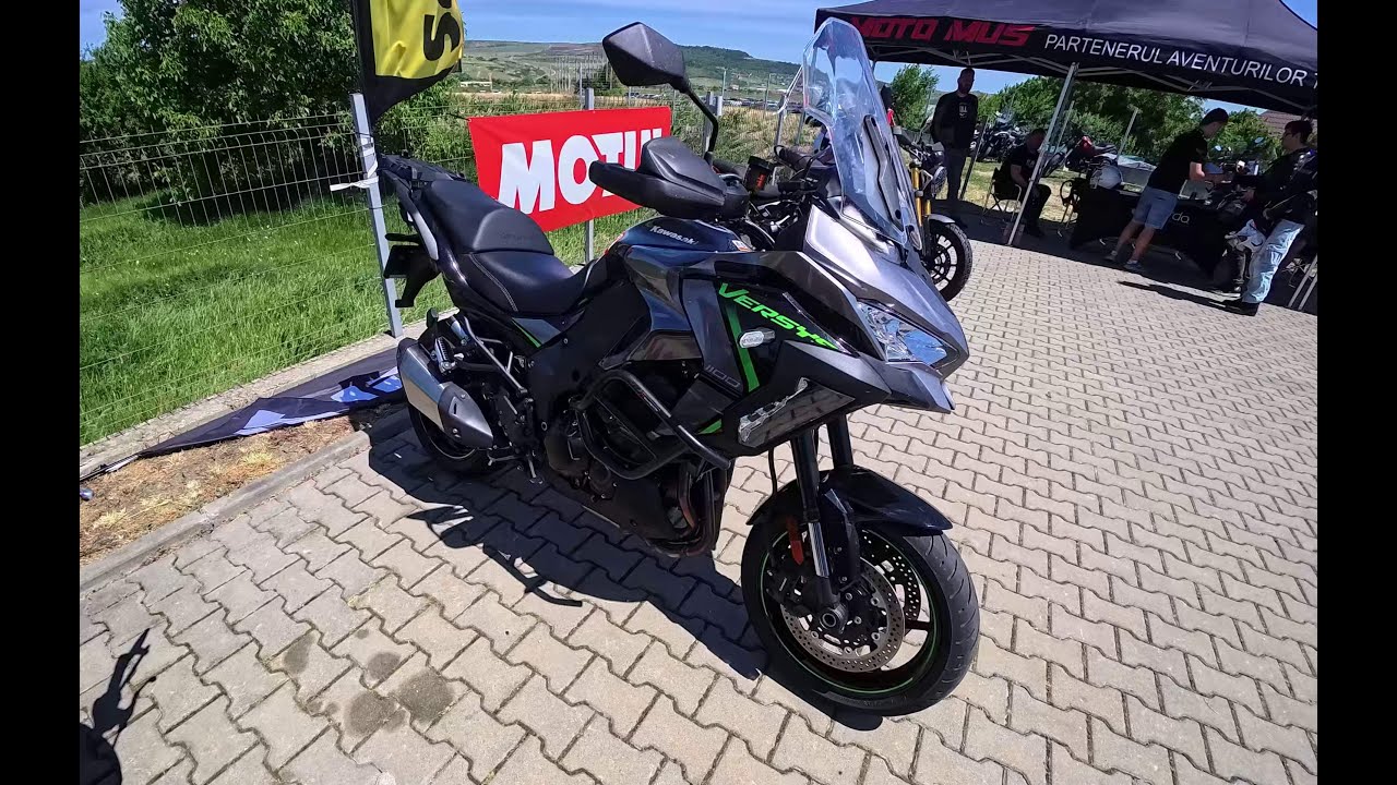 POV Ride Kawasaki Versys 1100 and Walkaround