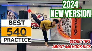 WHY ONLY YOU CAN'T DO 540 HOOK KICK | CHEAT 720 HOOK KICK | #taekwondo  #martialarts