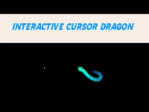 How to Make an Interactive Cursor Dragon | Web Design Animation Tutorial
