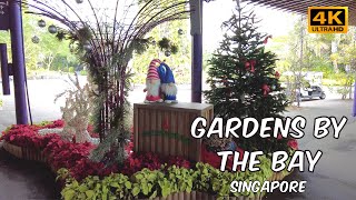Gardens By The Bay | Free Admission | Christmas Decor | Singapore Tour | Dec 2021 [4K]