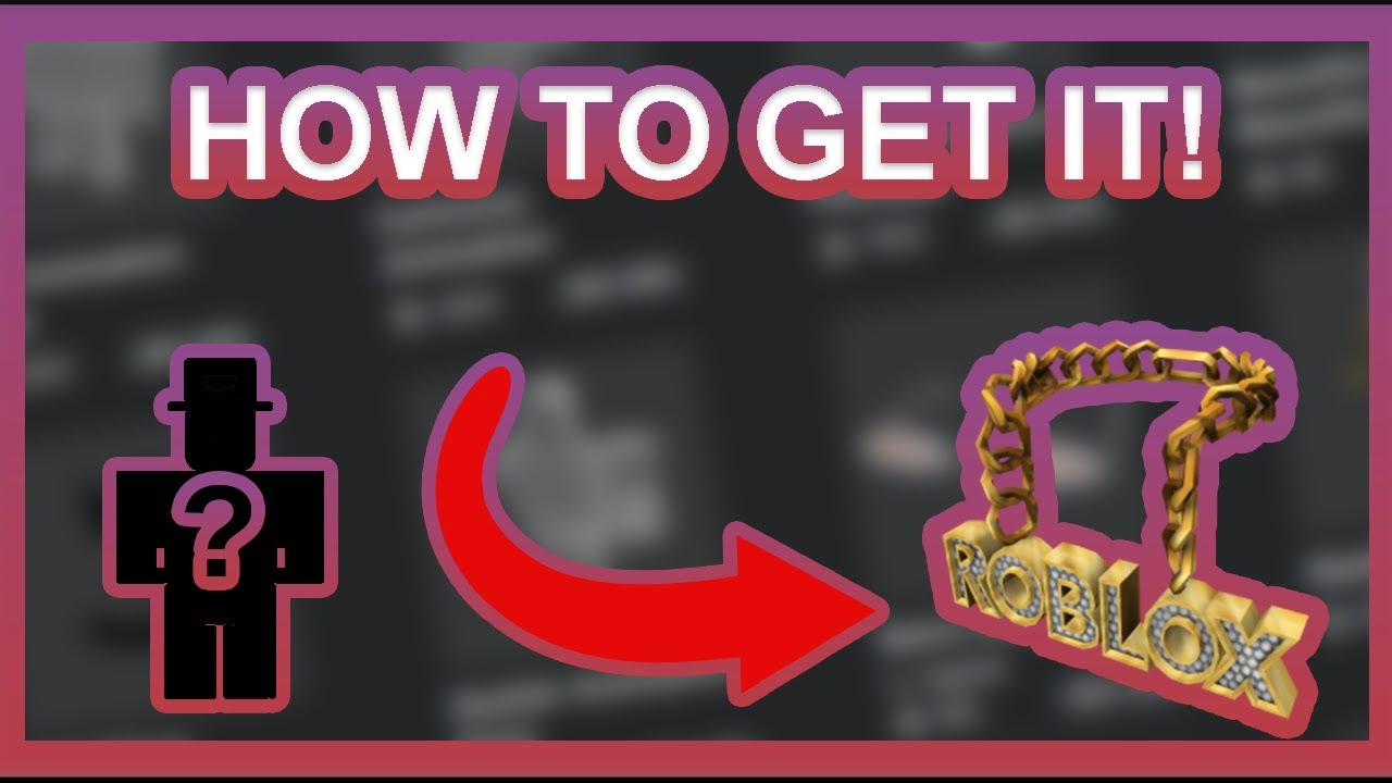 How To Get The Goldlika Roblox Chain For Free Roblox Youtube - gold chain roblox free