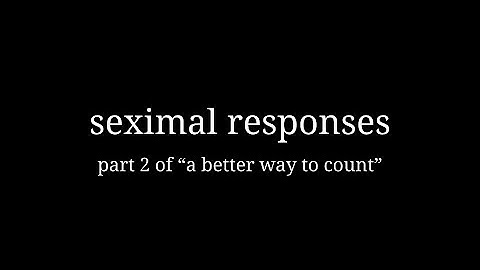 seximal responses