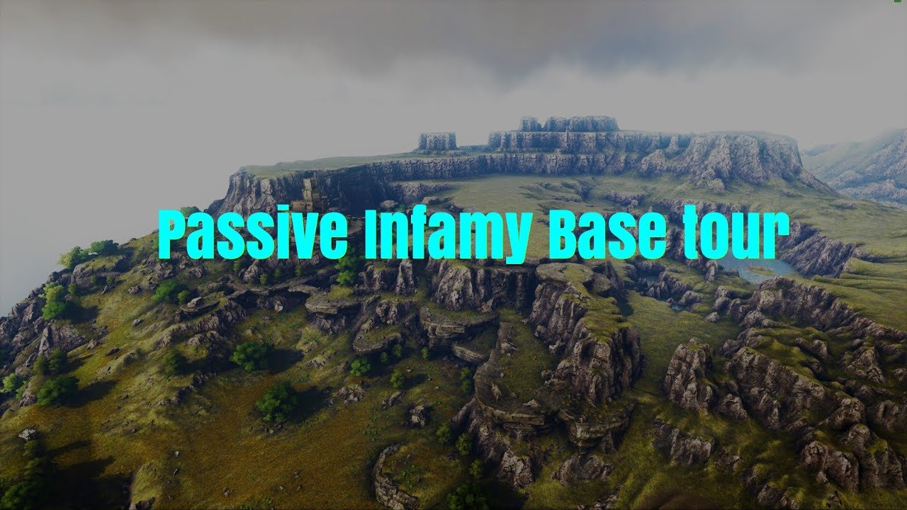 Ark Passive Infamy Base Tour Classic Pvp Youtube - the highlands fob roblox