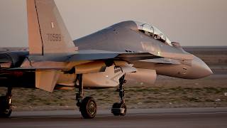 Up Close! Chinese J-16 Pre-Flight Checks to Departure | EIAS 2026