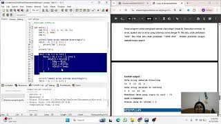 Implementasi Binary Search pada Array (Bahasa C) | Tugas Mandiri Pertemuan 4